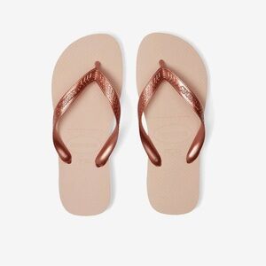 Havaianas Ballet Rose Flip Flops NWT 35/36